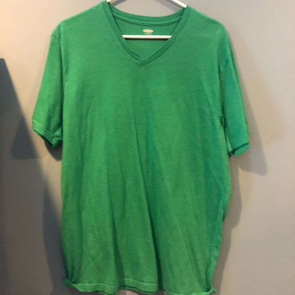 Old Navy Green V-Neck